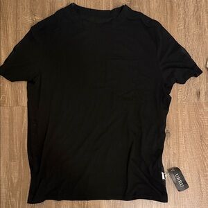 Men's Black Button-in surgery helper shirt